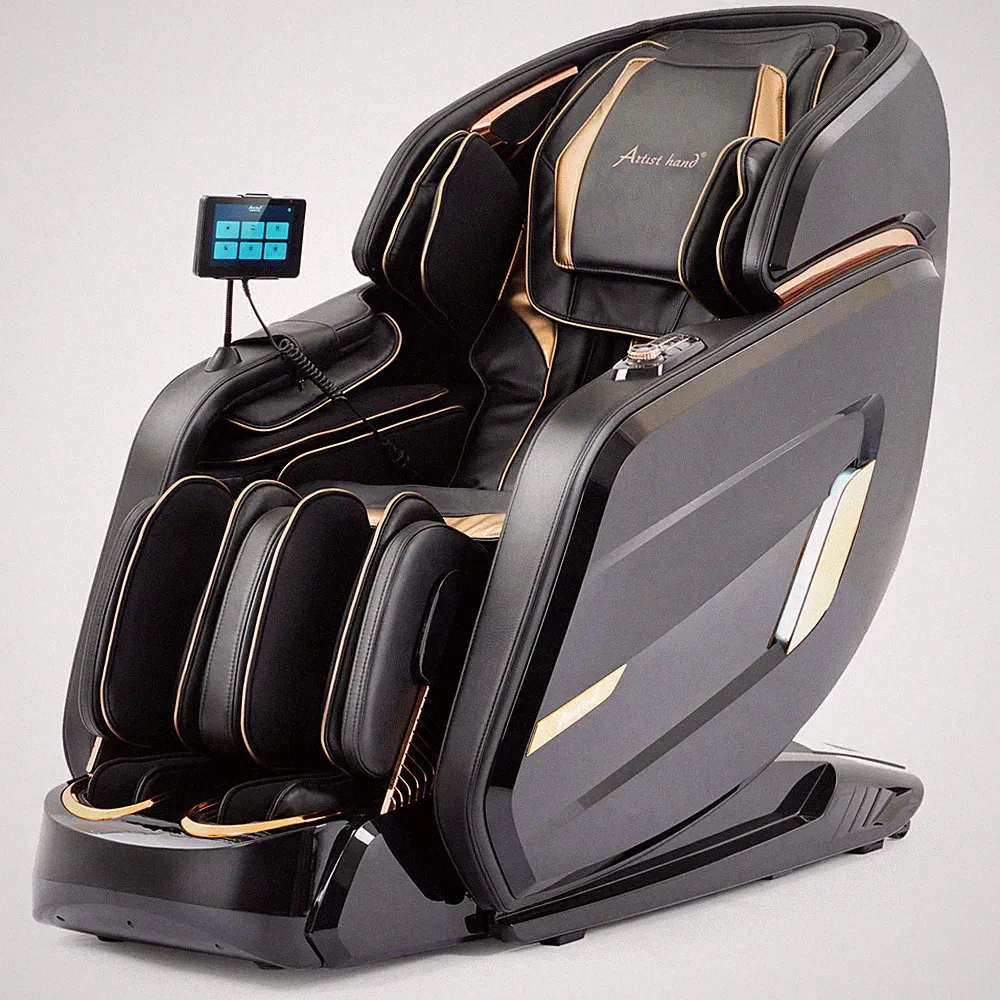 4D Full Body Zero Gravity Massage Chair Recliner SL Track,Heat,AI Voice,24 Modes