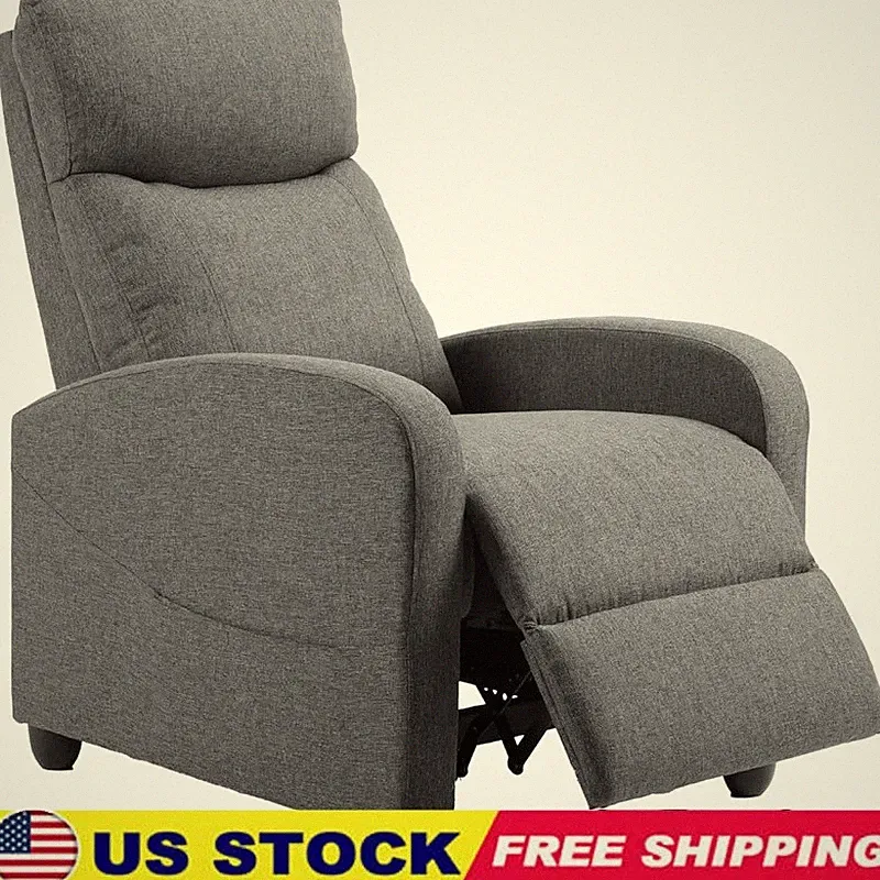 Adjustable Recliner Chair Ergonomic Footrest Comfortable Relaxation Easy Setup