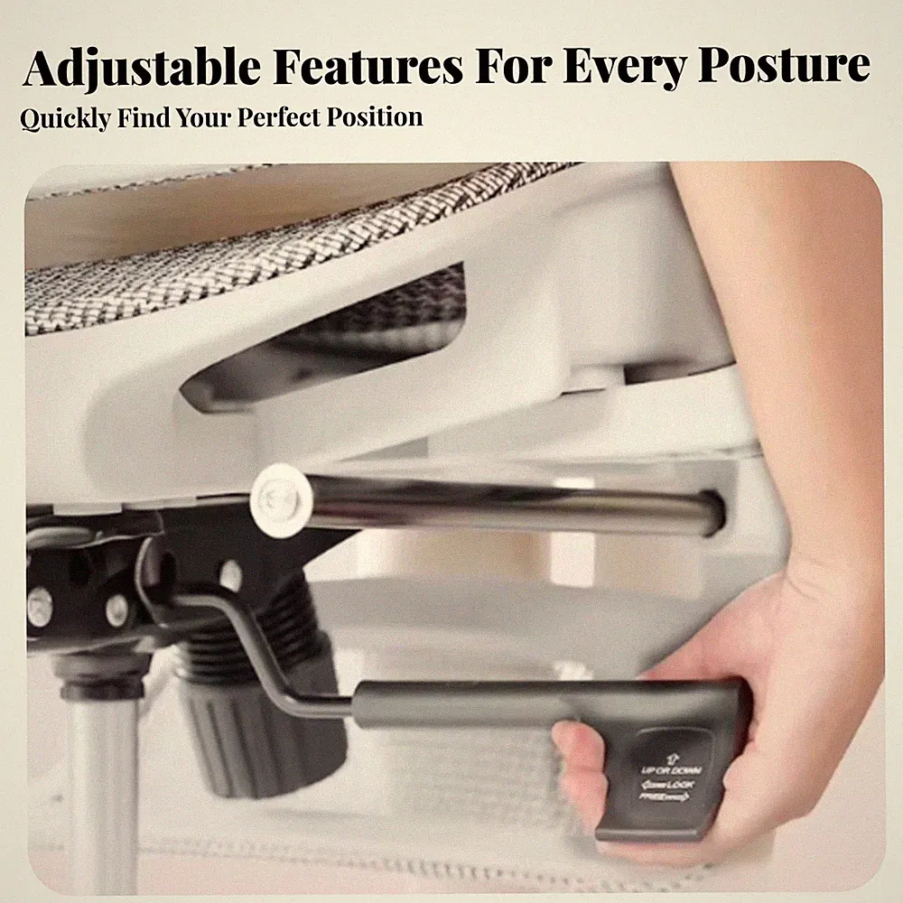 Ergonomic Recliner with Footrest Adjustable Lumbar spinerest for gaming