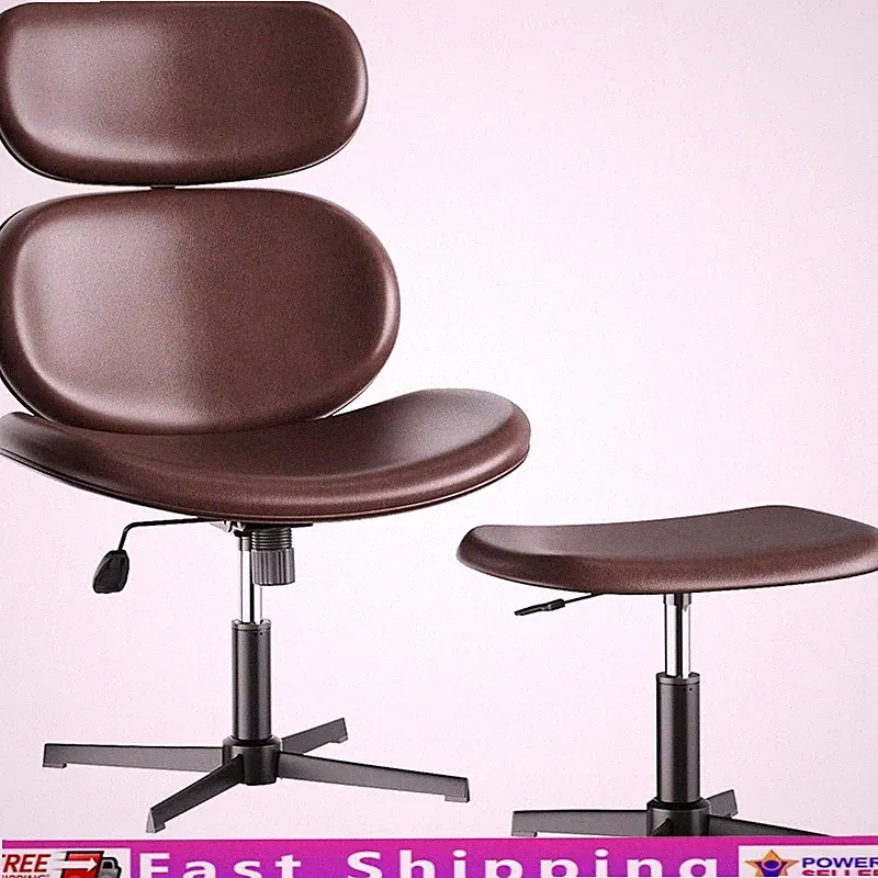 Ergonomic Rocking Chair W/ 360° Swivel Adjustable Height & Reclining Backrest US