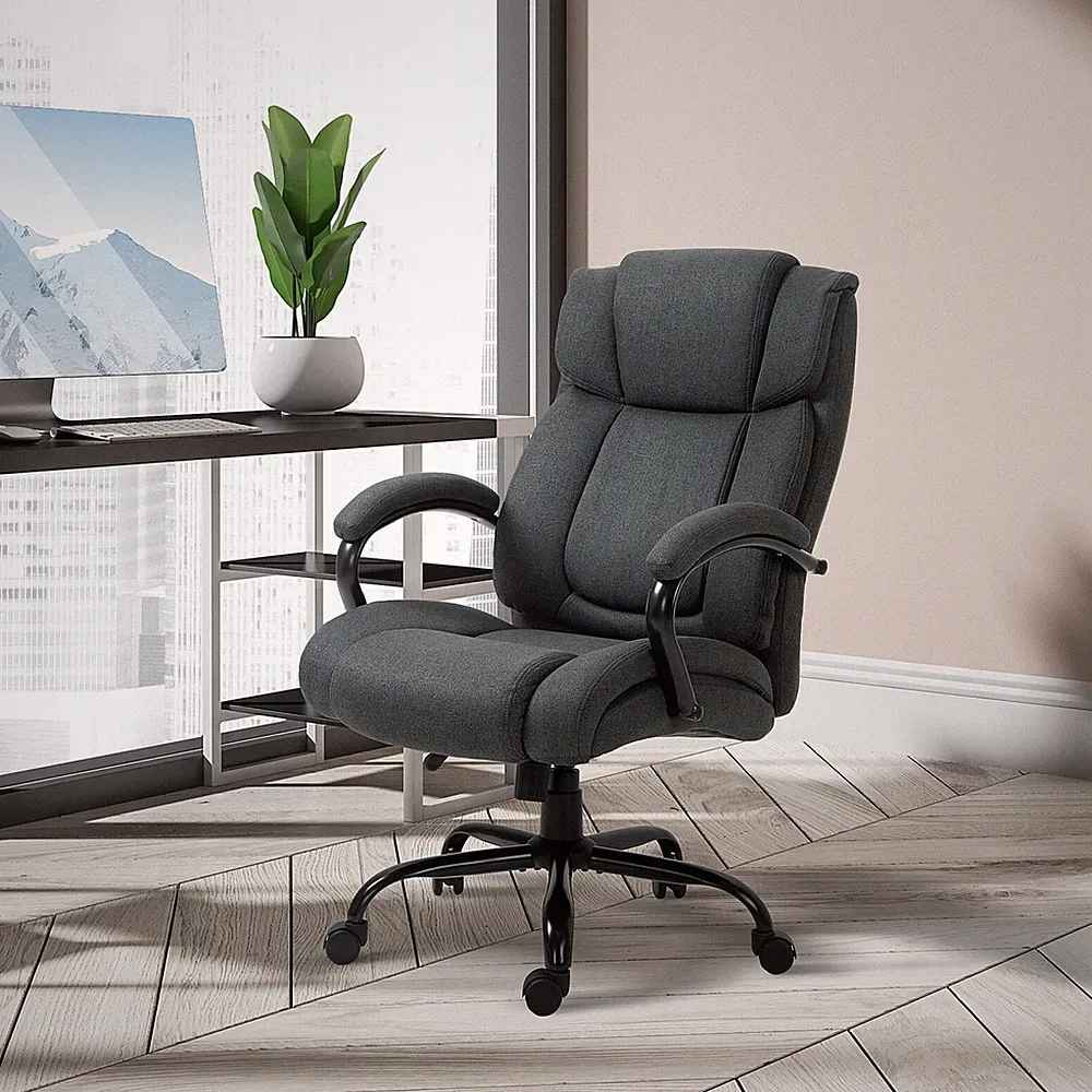 High Back Computer Office Chair Task Ergonomic Reclining Armchair 485lb Capacity