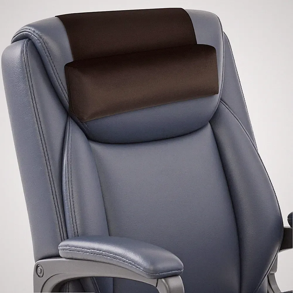 WdFour Velvet Neck & Head Pillow for Recliner Chair, Small Ergonomic Cervical...
