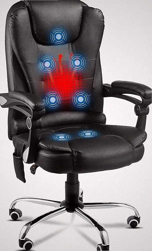 YODOLLA Ergonomic Reclining Office Chair Heat & Massage High Back Desk Chair